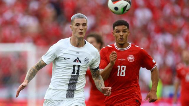 Benjamin Sesko, en la Eurocopa