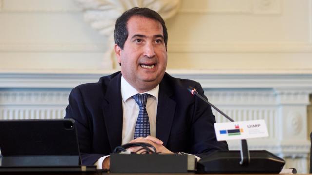 Peio Belausteguigoitia, country manager de BBVA en España, durante su intervención en el Seminario de Apie.