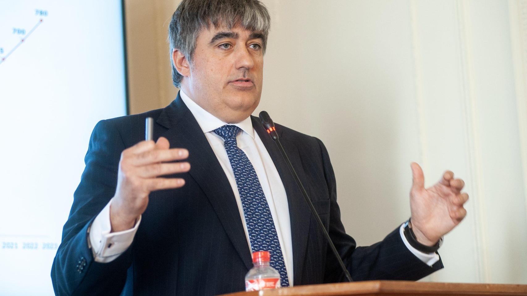 Carlos Aso, CEO de Andbank, durante un seminario de Apie.