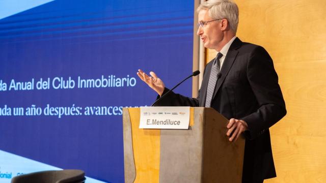 Mendiluce durante su intervención