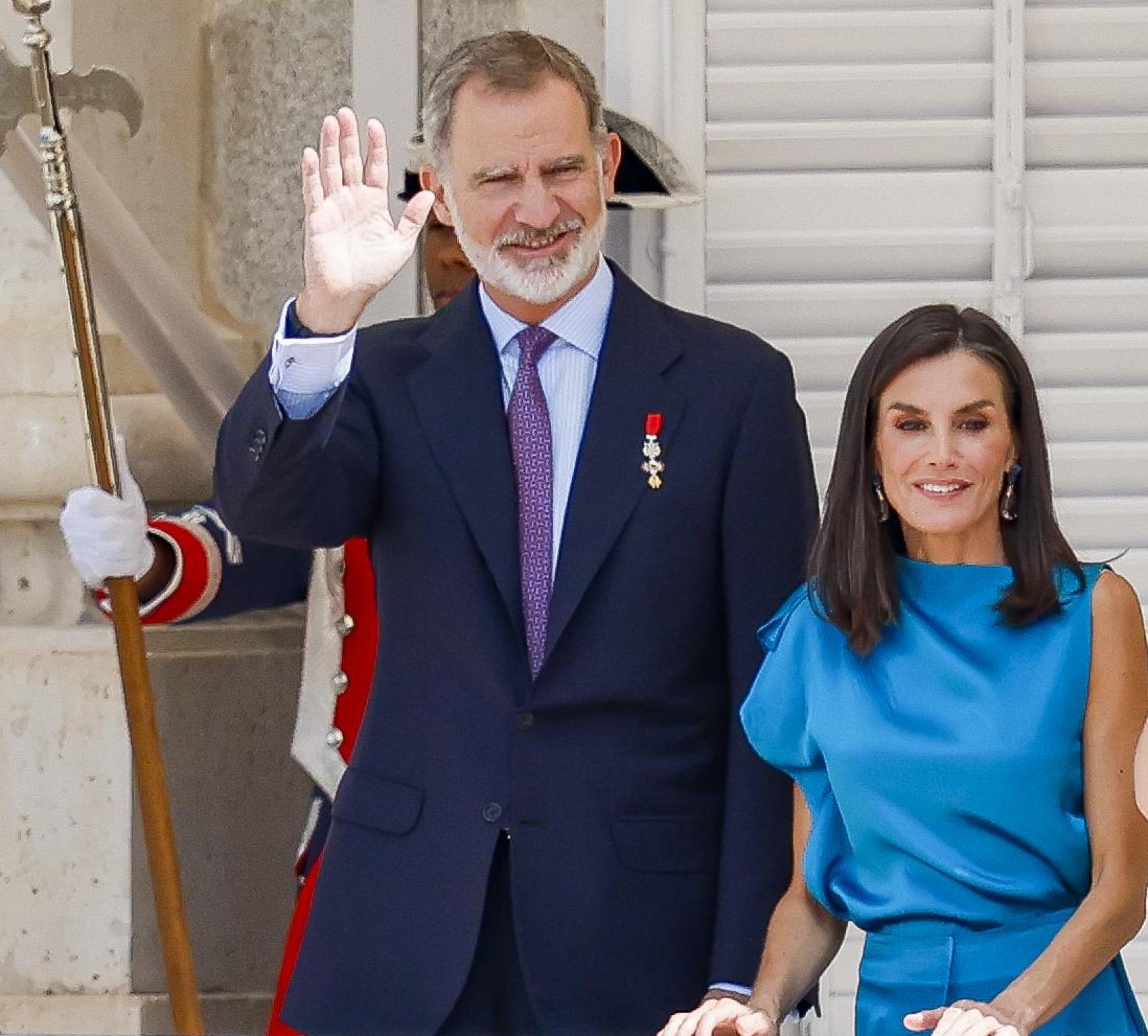 Los Reyes de España en el aniversario de proclamación
