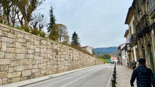 Rúa do Pombal, en Santiago, en una imagen de archivo.