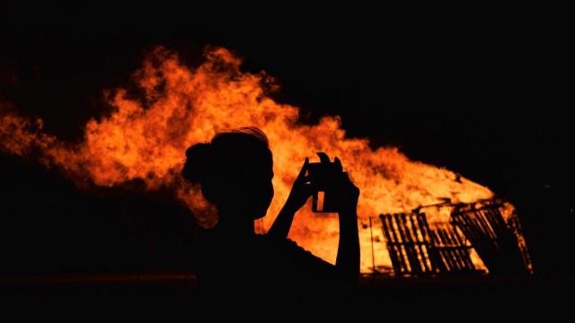 Hoguera de San Juan.