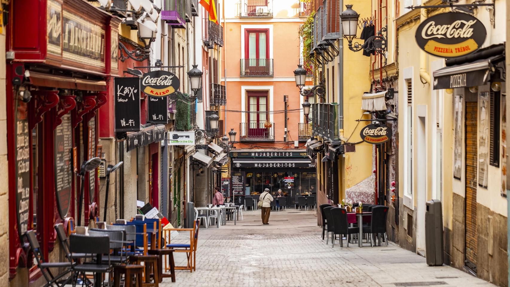 Imagen de una placa de la calle Mayor (Madrid).