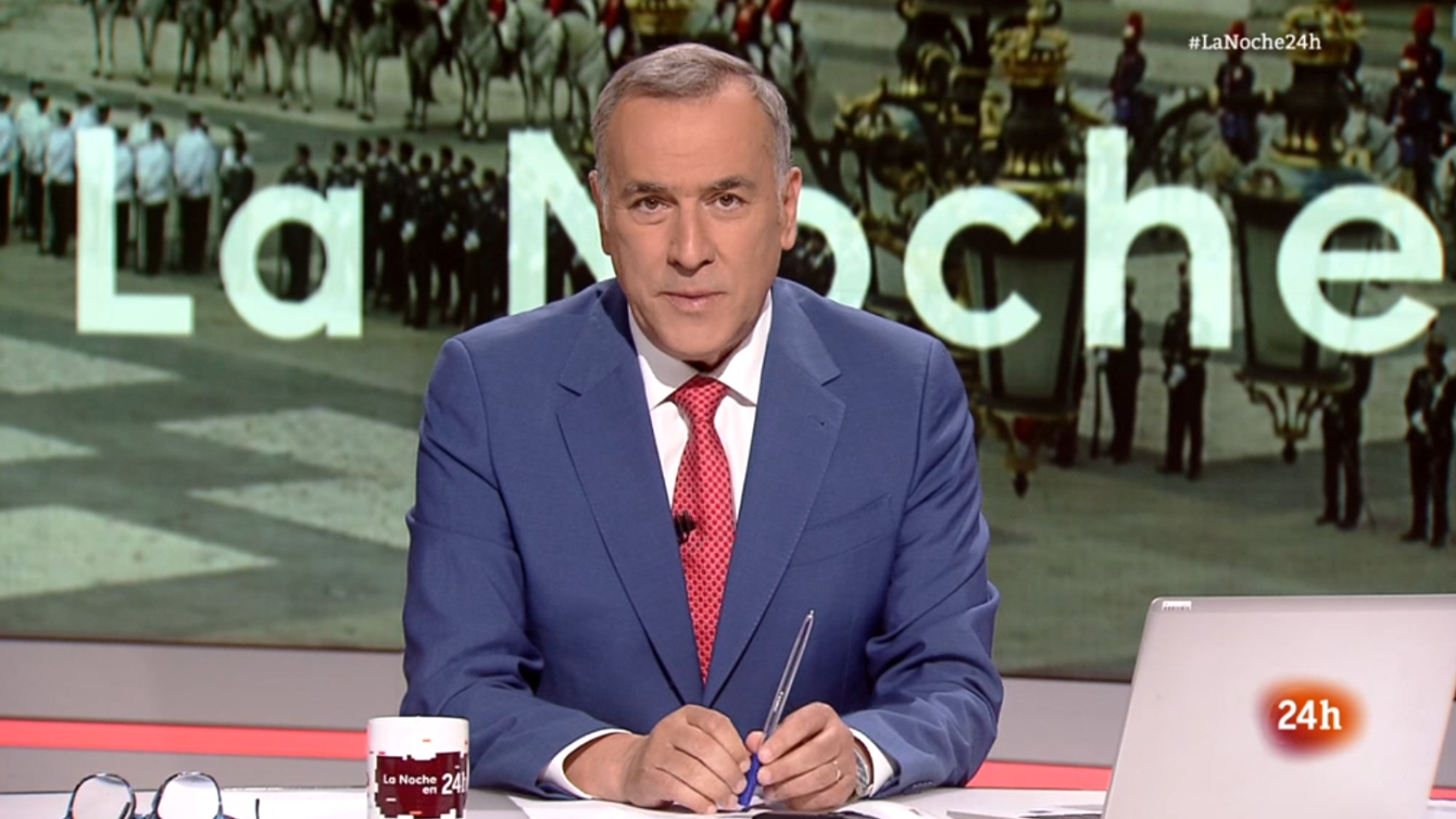 Xabier Fortes, presentador de 'La noche en 24 horas'