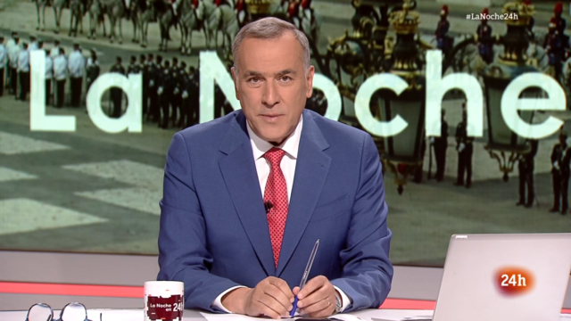 Xabier Fortes, presentador de 'La noche en 24 horas'