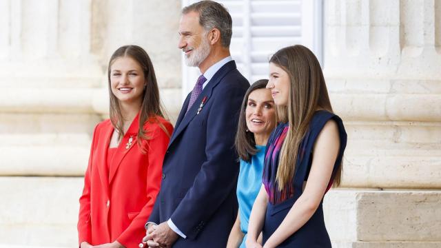 La Familia Real en el décimo aniversario de la proclamación de Felipe VI.