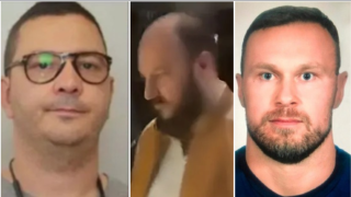 Luciano Camporesi (izquierda), dirigente de la N’drangueta ya en prisión en Italia; Kristijan Palic (centro), en prisión en Turquía, pendiente de extraditar a España; y Radoje Zvicer, uno de los más peligrosos integrantes del Cártel de Los Balcanes.