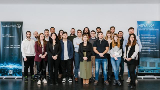Equipo de la startup LuxQuanta.