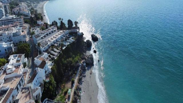 Vistas de la playa del Carabeo.