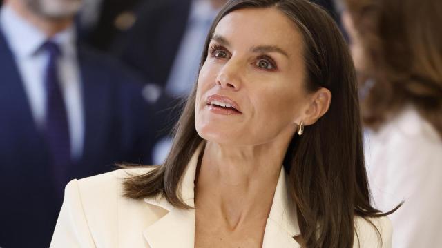 La Reina, en el Palacio Real.