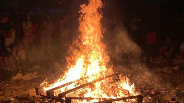 Hoguera de San Juan.