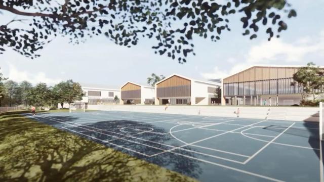 Proyecto del CEIP do Milladoiro, en Ames.