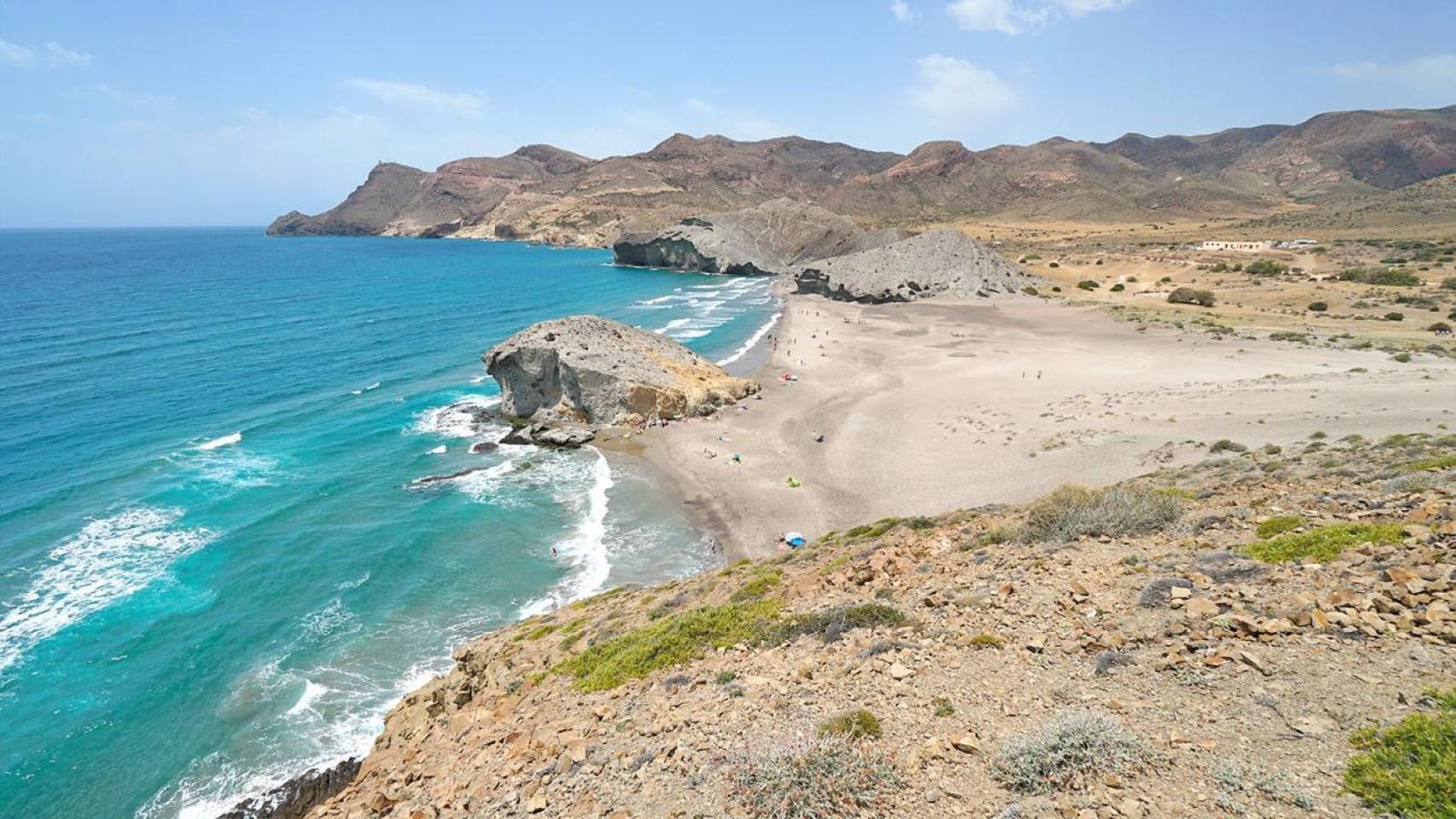 Playa de los Genoveses, en Níjar (Almería).