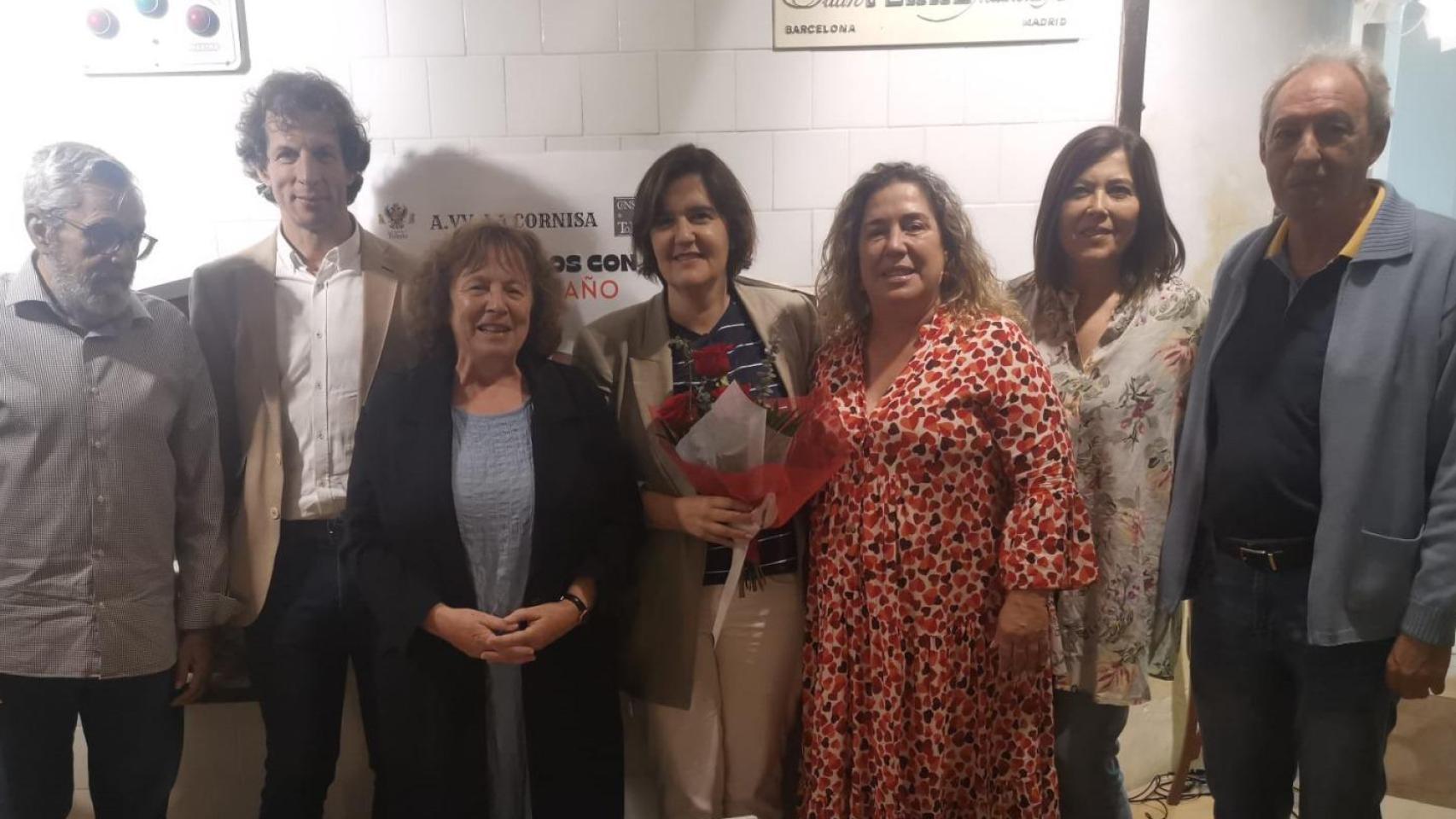 Sentido homenaje del barrio de La Cornisa de Toledo a Marina Riaño
