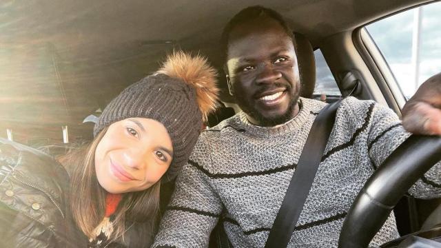 Sonia con su marido Mamadú.