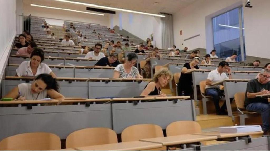 Imágenes de la celebración de un proceso de oposiciones