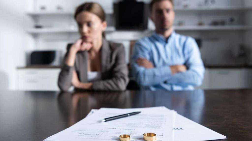 Imagen de un divorcio.