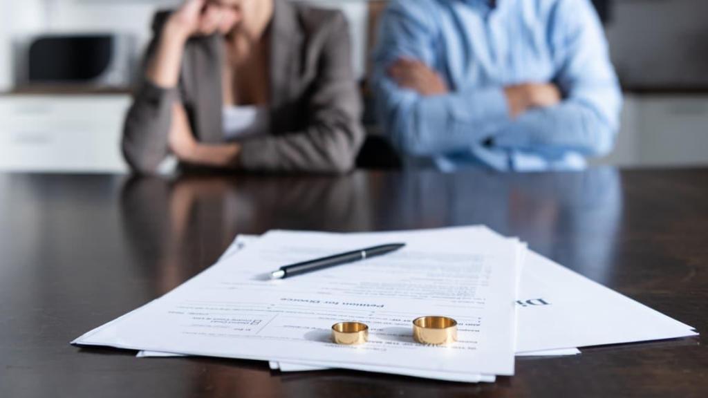 Imagen de un divorcio.