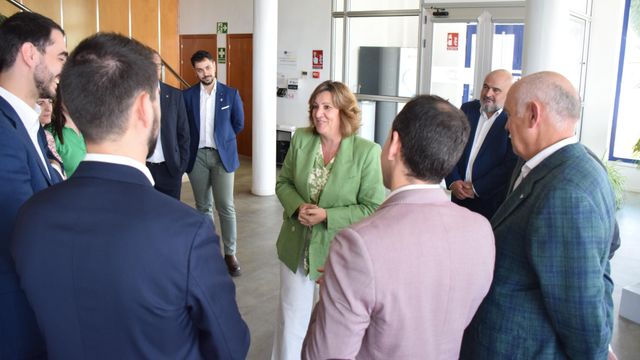 Visita de Patricia Franco a TSD en Herencia. Foto: JCCM.