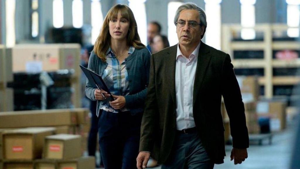 Javier Bardem y Almudena Amor.