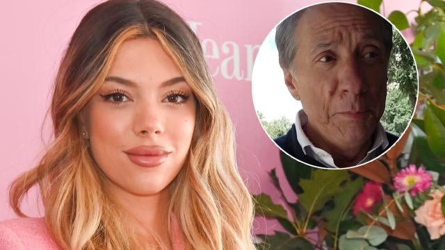 Alejandra Rubio en un fotomontaje de EL ESPAÑOL junto a su padre, Alejandro Rubio.