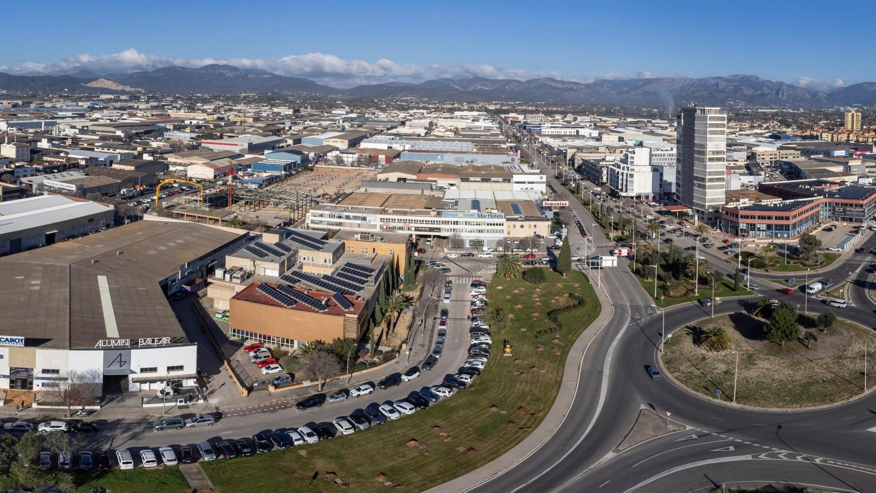 Un polígono industrial.