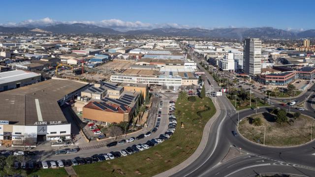 Un polígono industrial.