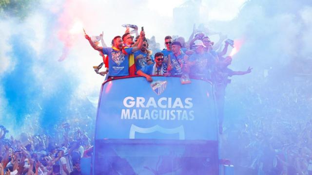 Las mejores imágenes de la fiesta del ascenso del Málaga C. F.