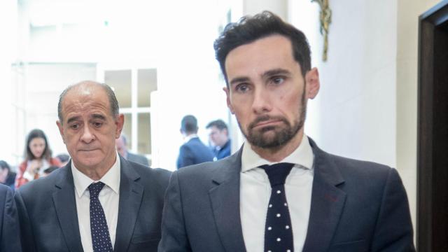 Rafael Pérez, junto al director general de la Policía, Francisco Pardo Piqueras.