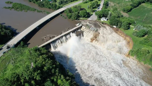 Presa Rapidan en Minnesota, Estados Unidos.