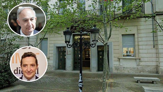 Antonio Largo, rector de la UVa (arriba), Juan Manuel Corchado, rector de la USAL (abajo) y la Facultad de Medicina en Valladolid.