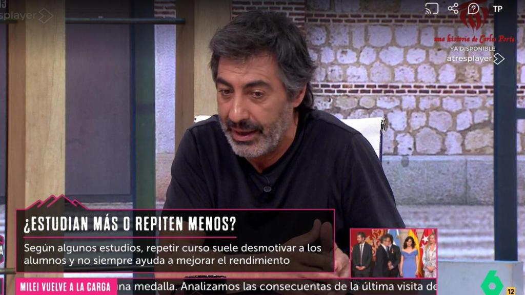 Juan del Val, este domingo en el programa de laSexta 'La Roca'.