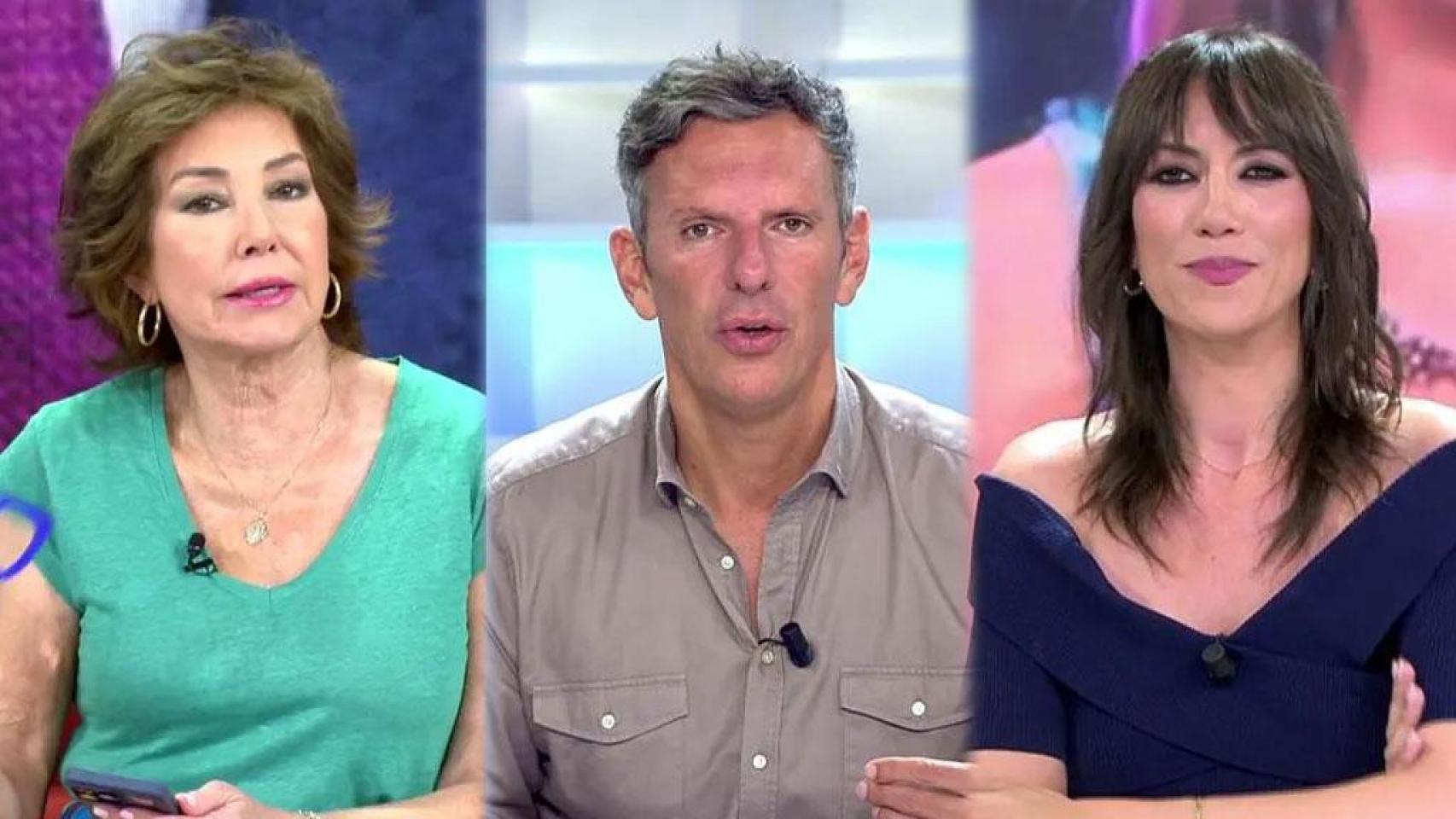 Ana Rosa Quintana, Joaquín Prat y Patricia Pardo.