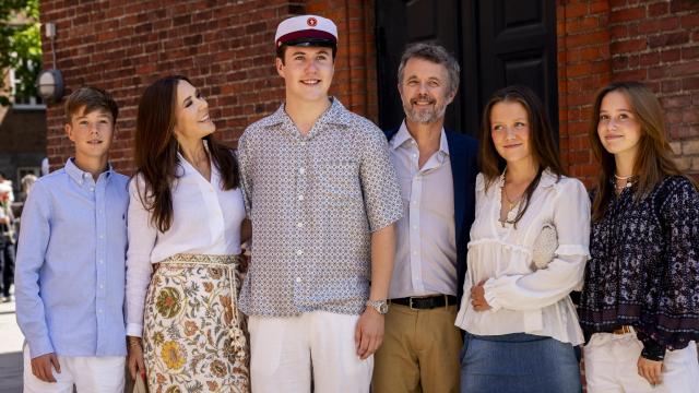 La Familia Real danesa al completo.