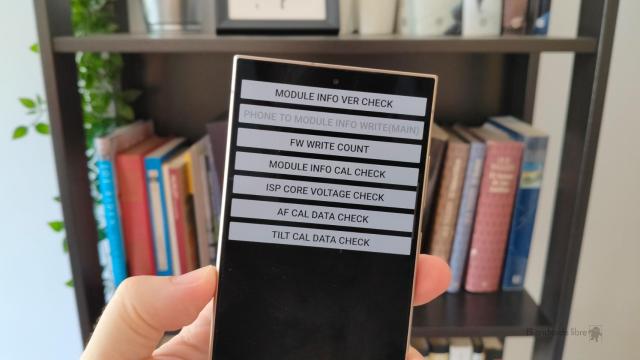 Gestión de opciones en un menú secreto de Android