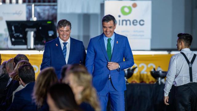 Pedro Sánchez y Antoni Cañete.