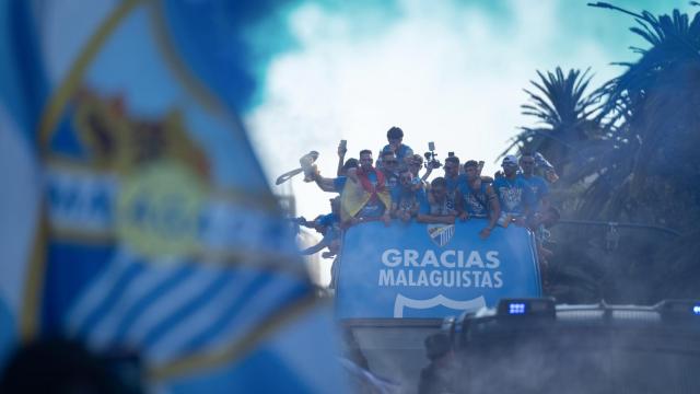 Las mejores imágenes de la fiesta del ascenso del Málaga C. F.