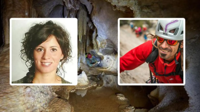 Paloma Bombín y Alfonso Urrutia, los espeleólogos rescatados de la cueva en Cantabria.