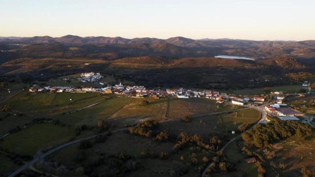 Vista panorámica del pueblo más pequeño de Sevilla