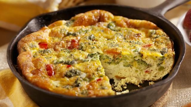 Tortilla de brócoli.