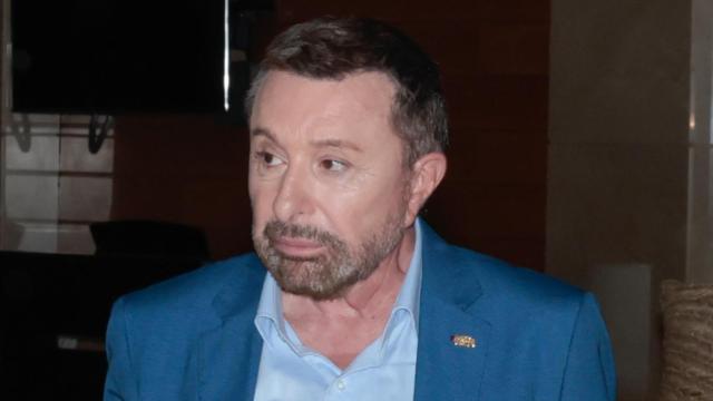 José Manuel Parada el día del funeral de María Teresa Campos.