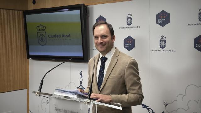 Guillermo Arroyo, portavoz del equipo de Gobierno en Ciudad Real. Foto. Ayuntamiento.