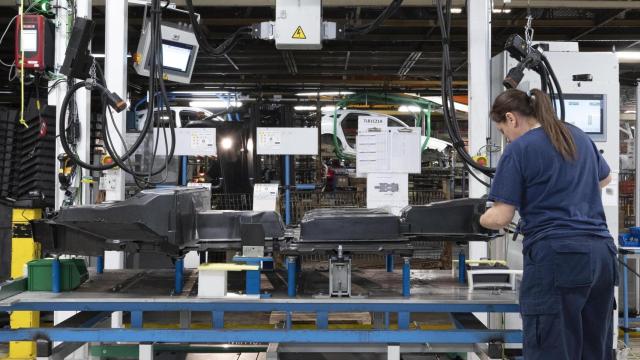 Planta de baterías de Stellantis en Madrid.