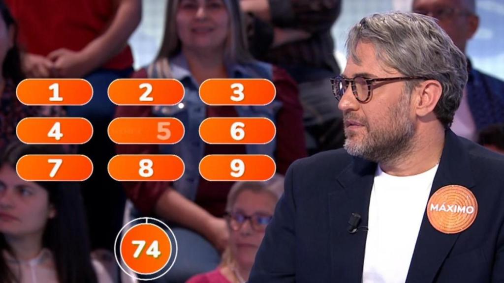 Máximo Huerta, en 'Pasapalabra'