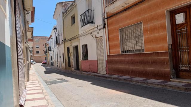 Carrer de les Moreres de Gata de Gorgos, donde asesinaron a David Lledó.