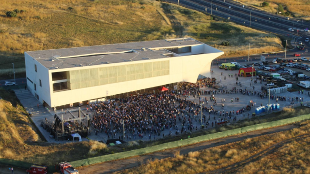 Imagen de la plaza del CIDE.