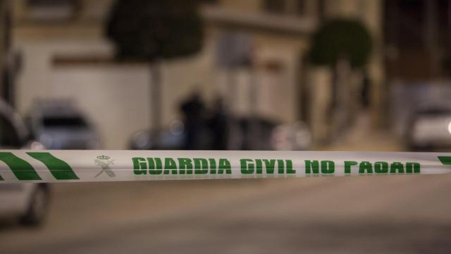 Una cinta de seguridad de la Guardia Civil.