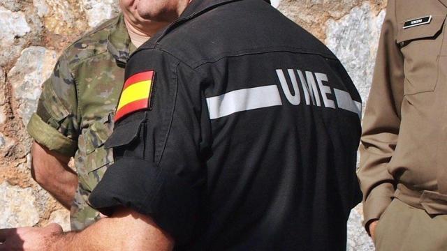 Efectivos de la UME.