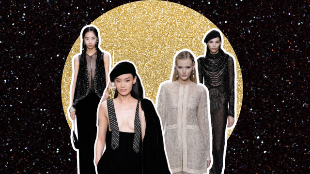 Giorgi Armani durante el desfile de Alta Costura de Otoño/Invierno 2024-25.